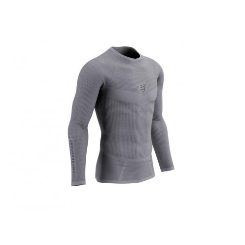 COMPRESS SPORT - ON/OFF BASELAYER LONG SLEEVE TOP - GRIS