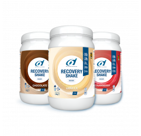 6d SPORTS NUTRITION - RECOVERY SHAKE - 1KG - VANILLA / CHOCOLATE / FRAISE